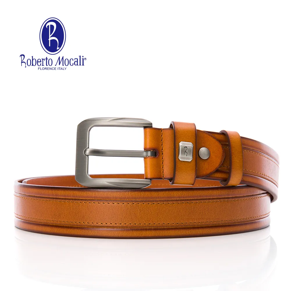 【Roberto Mocali】扣洞式皮帶RM-8224BKF 歷史價格詳細信息