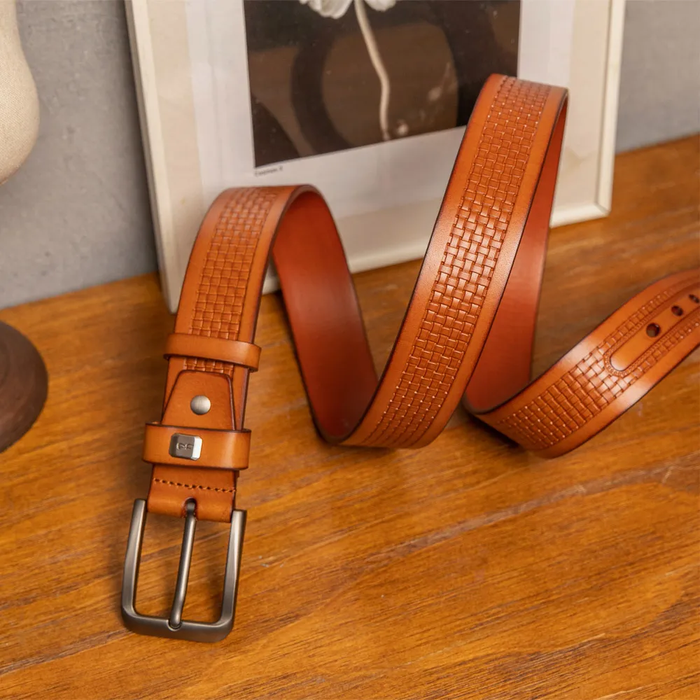 【Roberto Mocali】(RM-8204CFF)扣洞式皮帶-咖啡色 歷史價格詳細信息