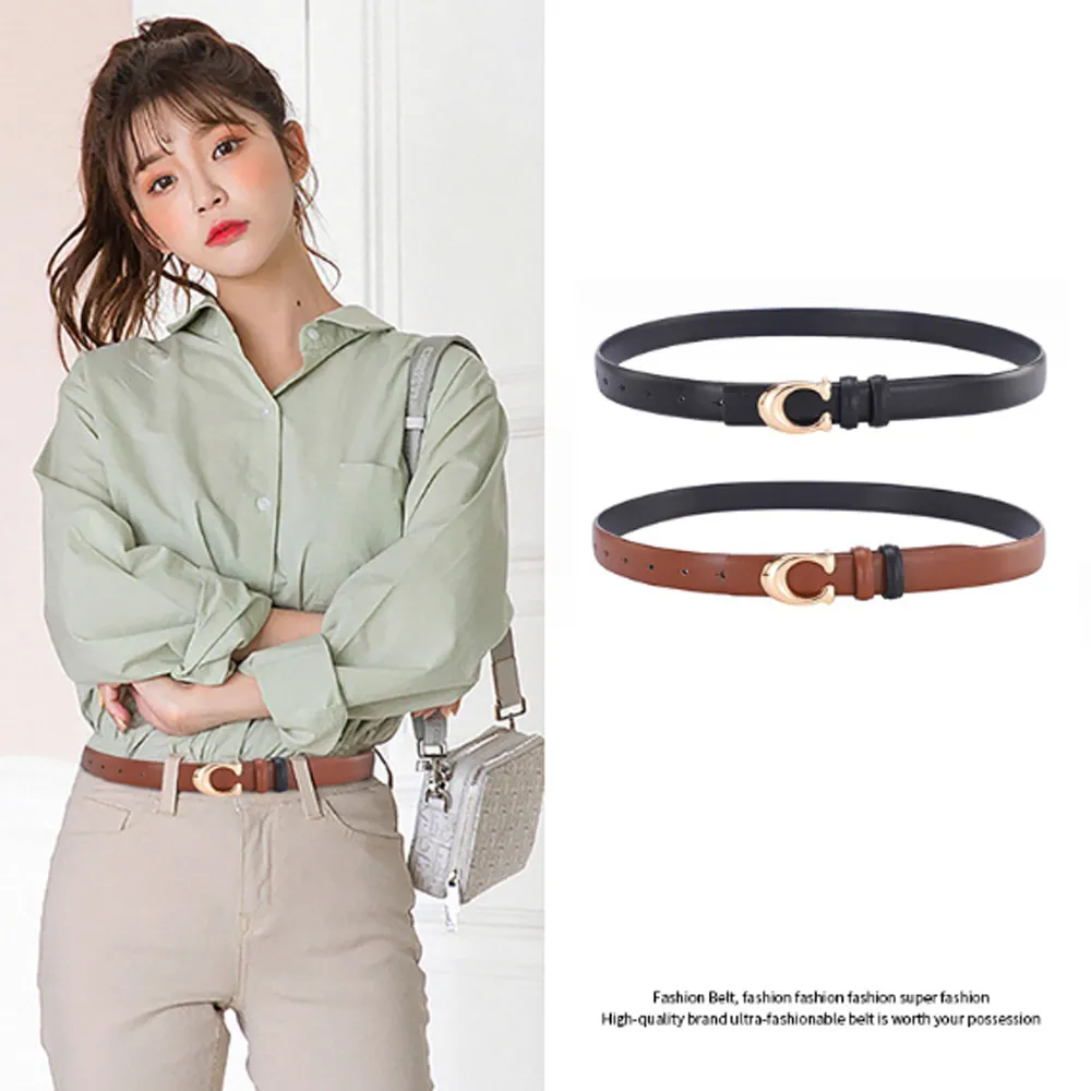 FoxBi.麥彥半形真皮中性細腰帶皮帶 歷史價格詳細信息