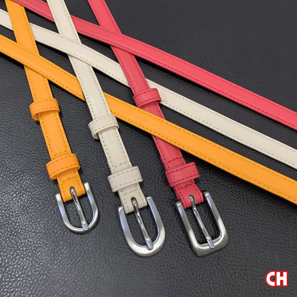 【CH-BELT 銓丞皮帶】超細版彩色百搭流行女生皮帶腰帶(多色) 歷史價格詳細信息