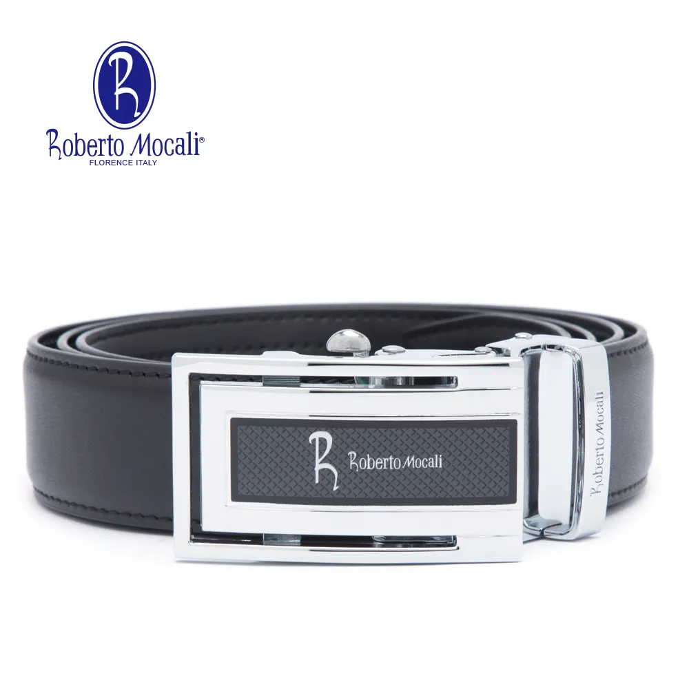 【Roberto Mocali】 自動扣牛皮皮帶(RM-8101-F) 歷史價格詳細信息