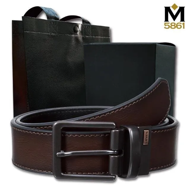 【Levis】Levi's 男皮帶 皮帶 雙面雙色 雙車線 黑銀扣頭 / 黑+棕 (SML) 歷史價格詳細信息