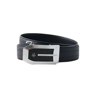 Sina cova 老船長穩重黑自動扣牛皮紳士皮帶 SC11901-1 歷史價格詳細信息