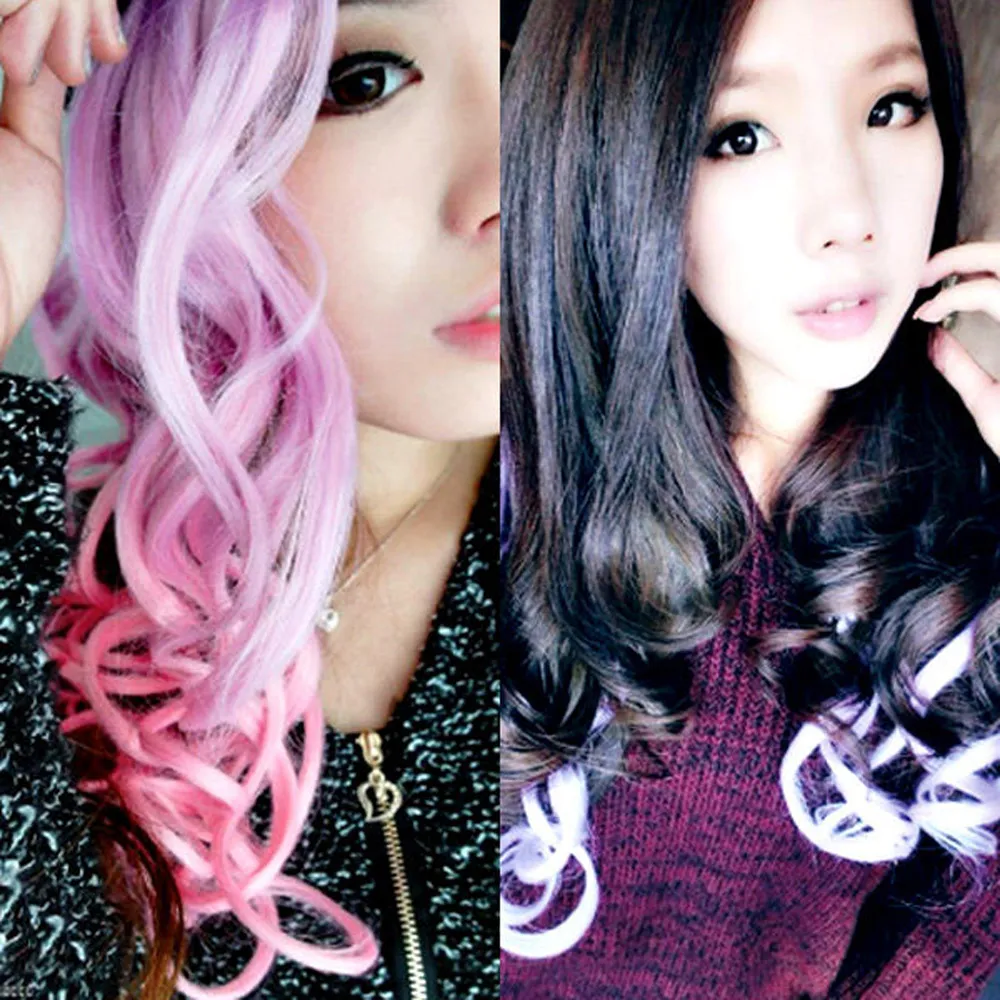 PS MALL馬卡龍漸層單扣加長挑染直髮片 撞色接髮片 1入 歷史價格詳細信息