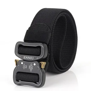 ZK2050BK合金雙環扣尼龍腰帶黑色(腰圍20吋-40吋適用) 歷史價格詳細信息