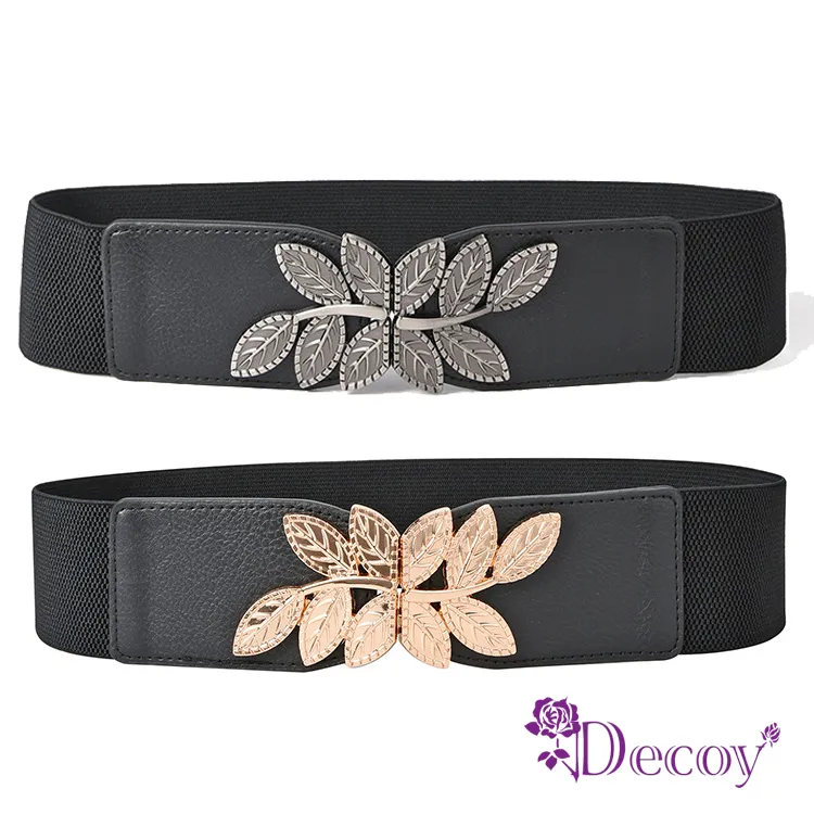 【Decoy】皮革抓皺＊C型鬆緊彈力腰封/顏色可選 歷史價格詳細信息