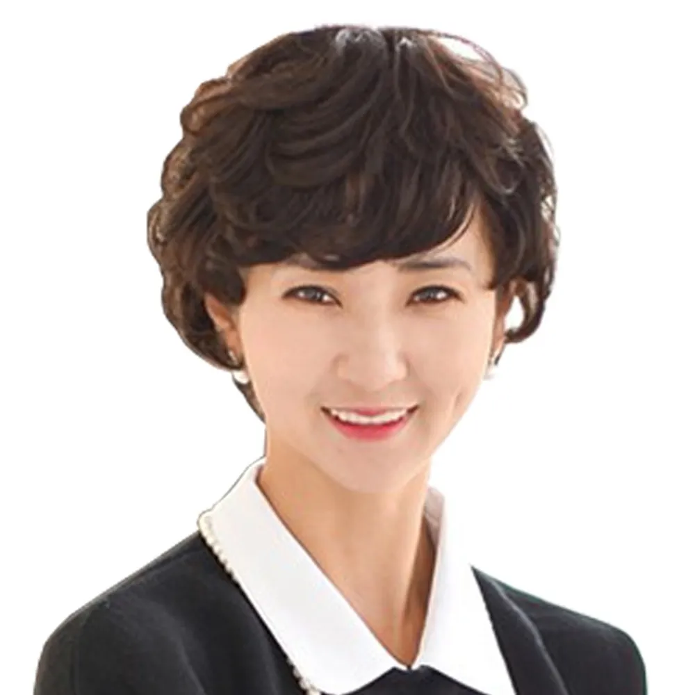 假髮女氣質短髮真人髮絲全頭套式自然圓臉bobo頭全真發網紅假髮套 歷史價格詳細信息