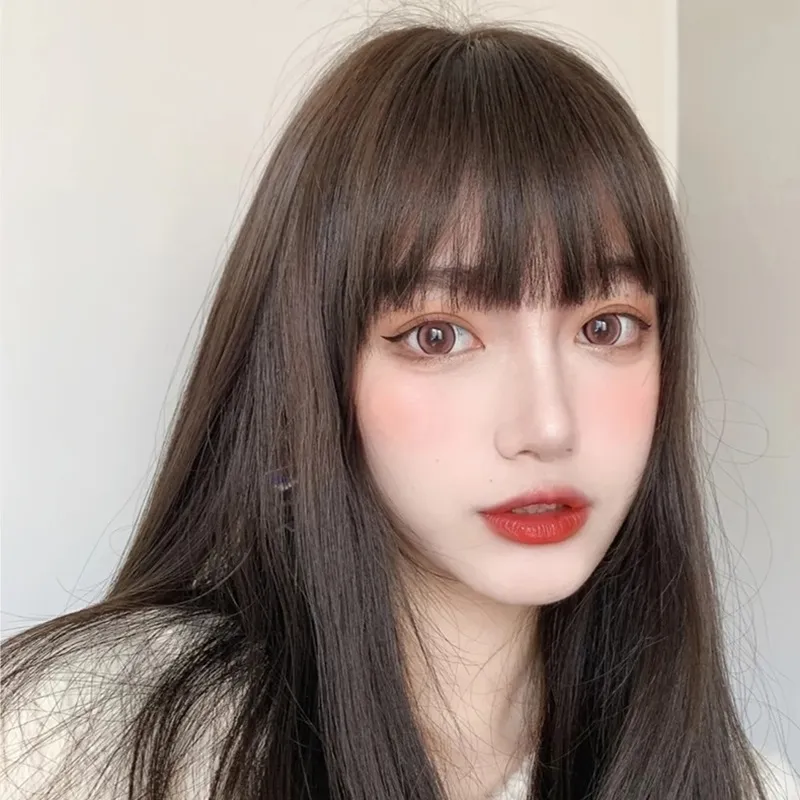 女假髮整頂真髮絲-時尚空氣瀏海波波頭美髮用品2色74ah31【巴黎精品】 歷史價格詳細信息