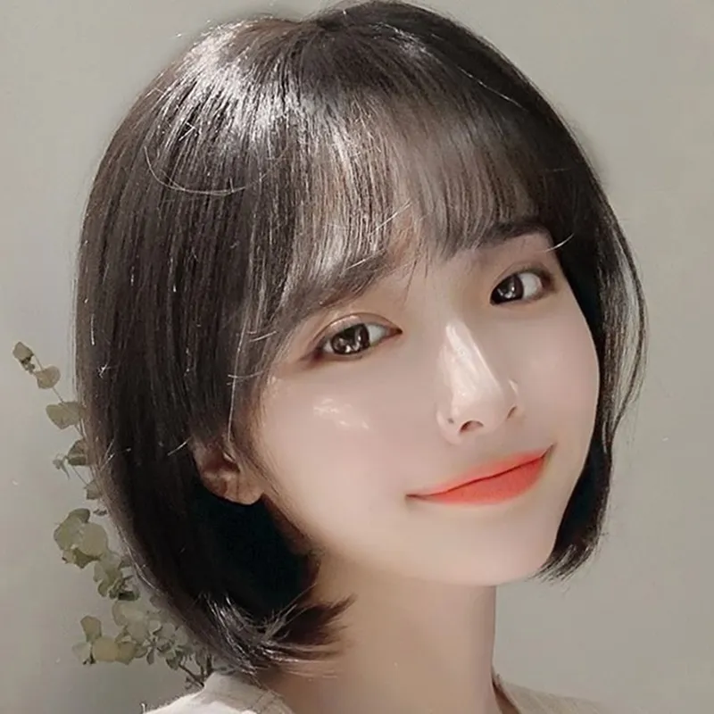 女假髮整頂真髮絲-修臉內彎齊髮尾短髮美髮用品2色74ah47【巴黎精品】 歷史價格詳細信息