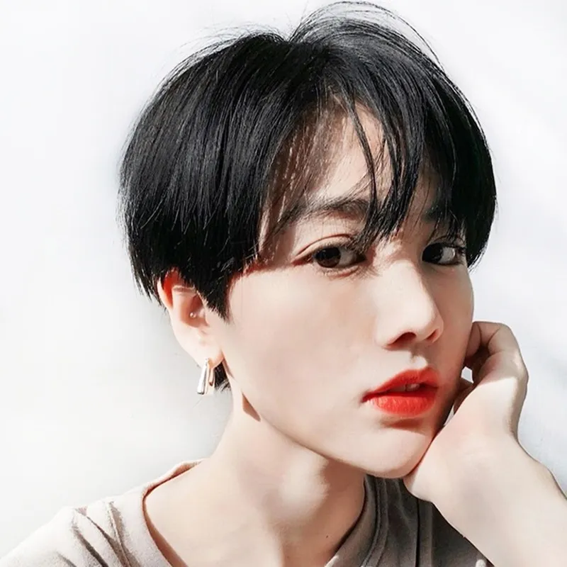 女假髮整頂真髮絲-漫畫瀏海自然短直髮美髮用品2色74ah12【巴黎精品】 歷史價格詳細信息