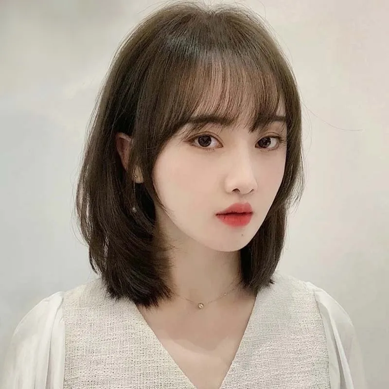 女假髮整頂真髮絲-中長髮仿真大頭皮及肩內彎母親節禮物3色74ai10【巴黎精品】 歷史價格詳細信息