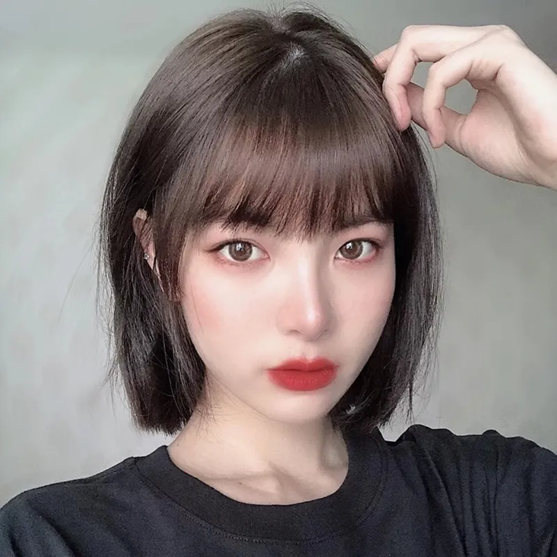 女假髮整頂真髮絲-鮑伯頭內彎短髮舒適美髮用品2色73vc11【巴黎精品】 歷史價格詳細信息