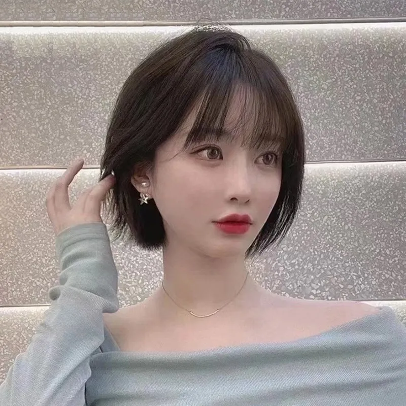 女假髮整頂真髮絲-短髮時尚自然修臉波波頭母親節禮物3色74ai9【巴黎精品】 歷史價格詳細信息