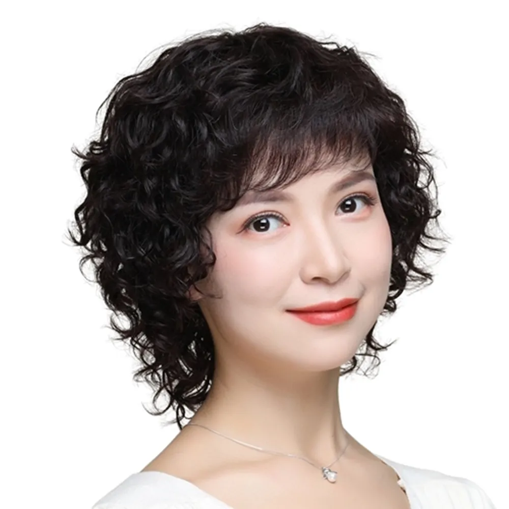 女假髮整頂真髮絲-短髮時尚自然修臉波波頭母親節禮物3色74ai9【巴黎精品】 歷史價格詳細信息