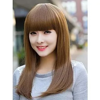 女假髮整頂長假髮-直髮微彎齊瀏海氣質女美髮用品母親節禮物3色69o16【巴黎精品】 歷史價格詳細信息