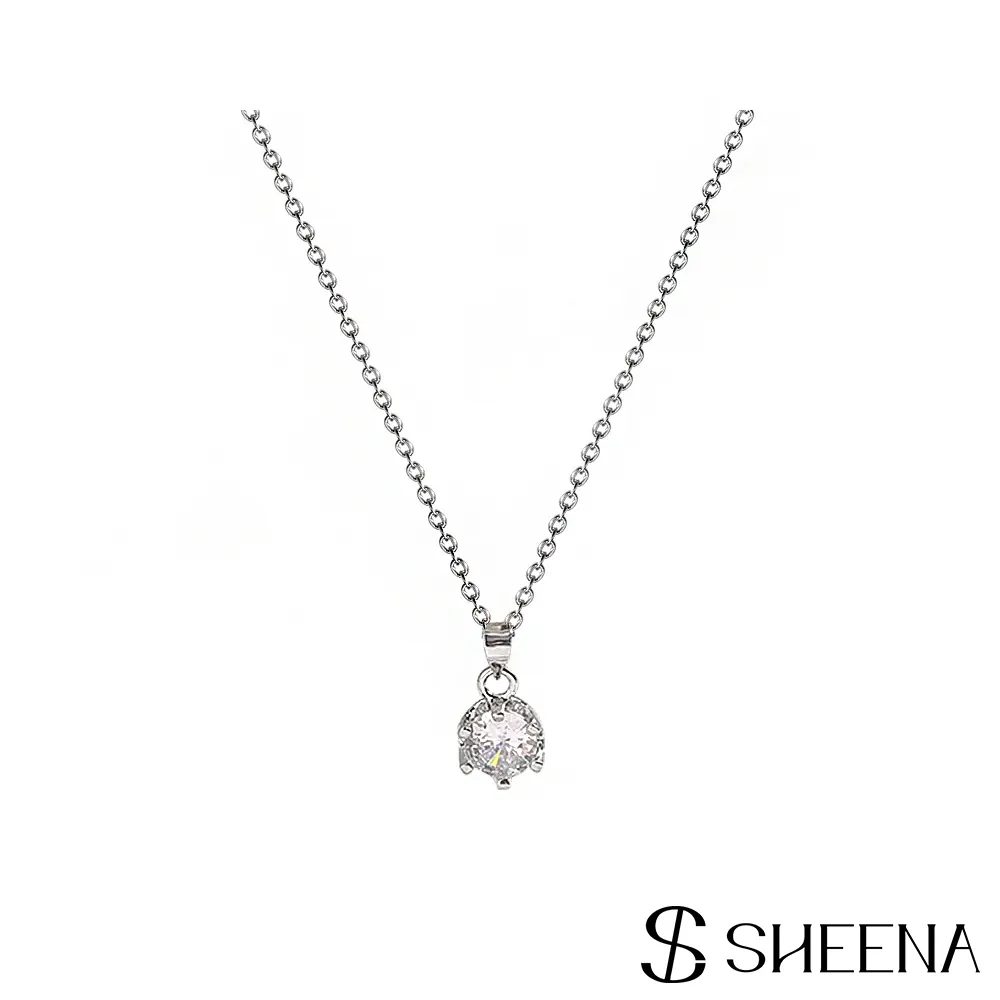 【SHEENA】立體方塊鋯石項鍊-紅 歷史價格詳細信息