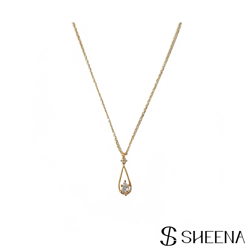 【SHEENA】立體方塊鋯石項鍊-紅 歷史價格詳細信息