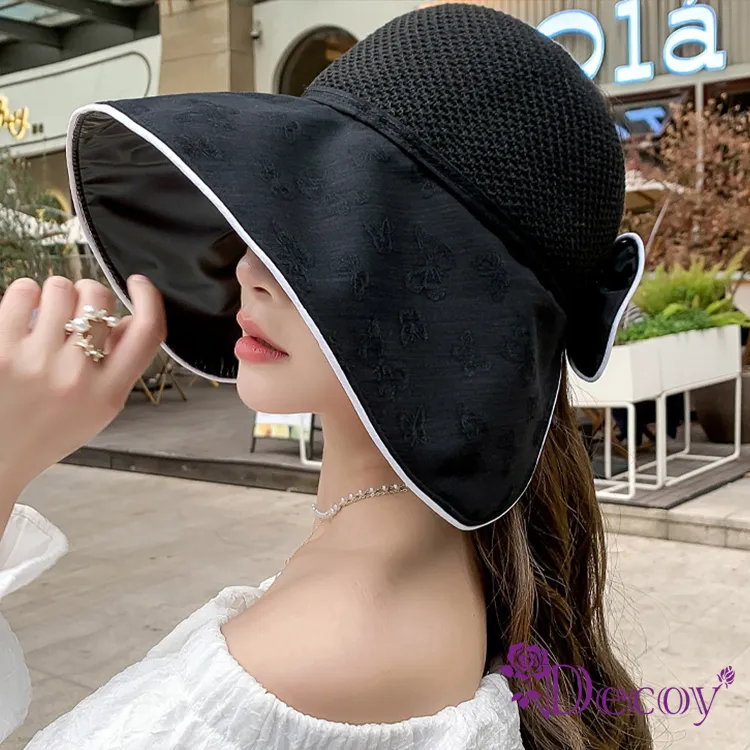 【Decoy】蝴蝶夫人＊荷葉鏤空防曬遮陽帽/粉 歷史價格詳細信息