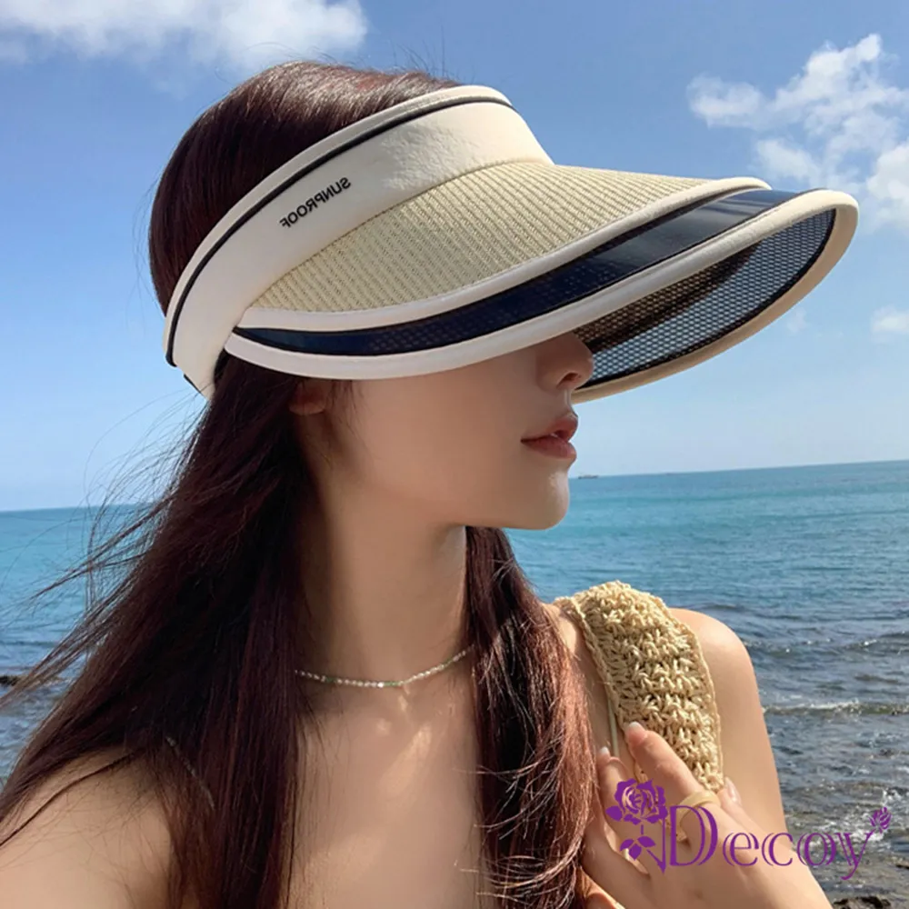 【Decoy】草帽編織＊防曬彈性蝴蝶結遮陽帽/黑 歷史價格詳細信息