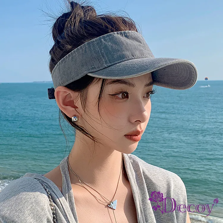 【Decoy】水墨渲染＊彈性髮伸縮防曬遮陽帽/2色可選 歷史價格詳細信息
