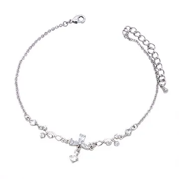 【Charme】花園心事 白k飾 時尚情人對鍊 歷史價格詳細信息