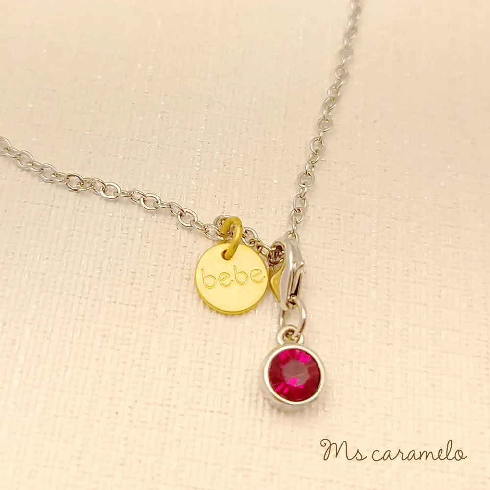 【焦糖小姐 Ms caramelo】藍水晶項鍊 10月誕生石 (K黃款) 歷史價格詳細信息