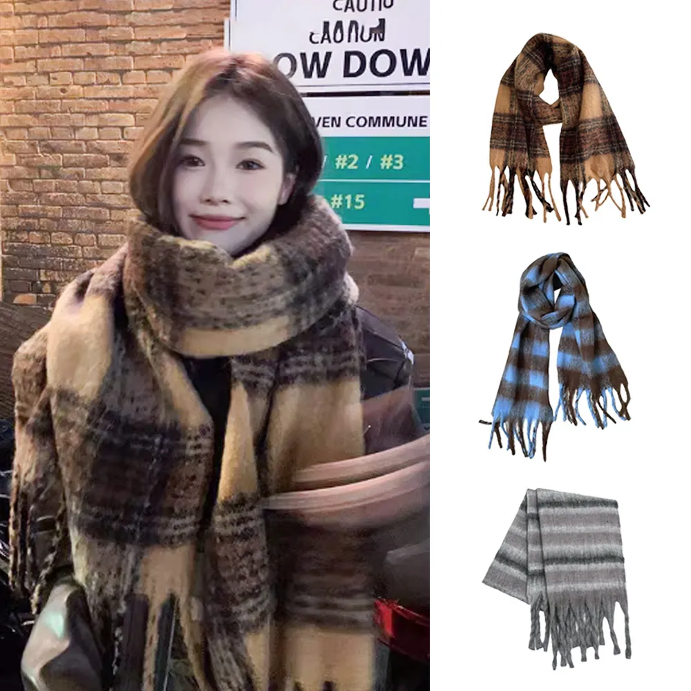 羊羔絨格紋漁夫帽女加厚保暖防寒防風盆帽字母大頭圍顯臉小水桶帽 歷史價格詳細信息