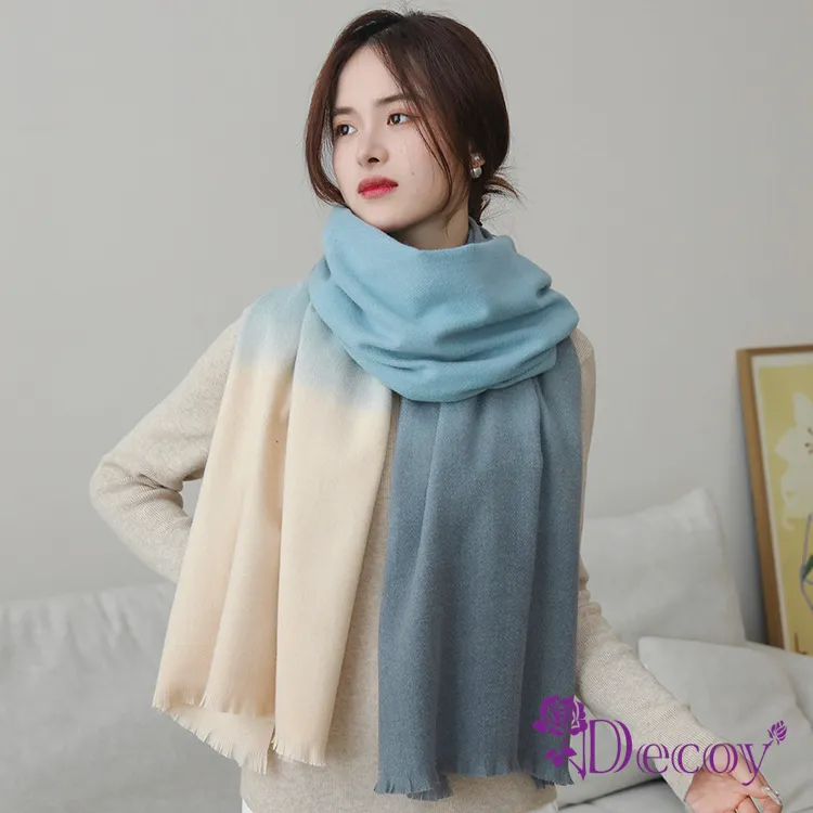 【Decoy】漸變千鳥＊加大開岔披肩圍巾斗篷 歷史價格詳細信息