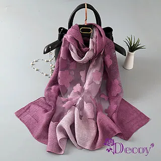 【Decoy】雪紡印花＊七分袖防曬輕薄罩衫外套/藍色海棠 歷史價格詳細信息