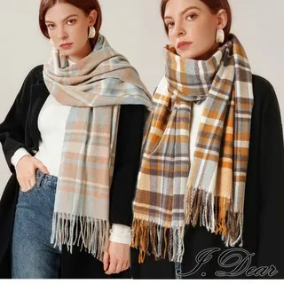 圍巾 仿羊絨 披肩-格紋千鳥紋時尚兩用女配件4色73ub36[獨家進口][米蘭精品] 歷史價格詳細信息