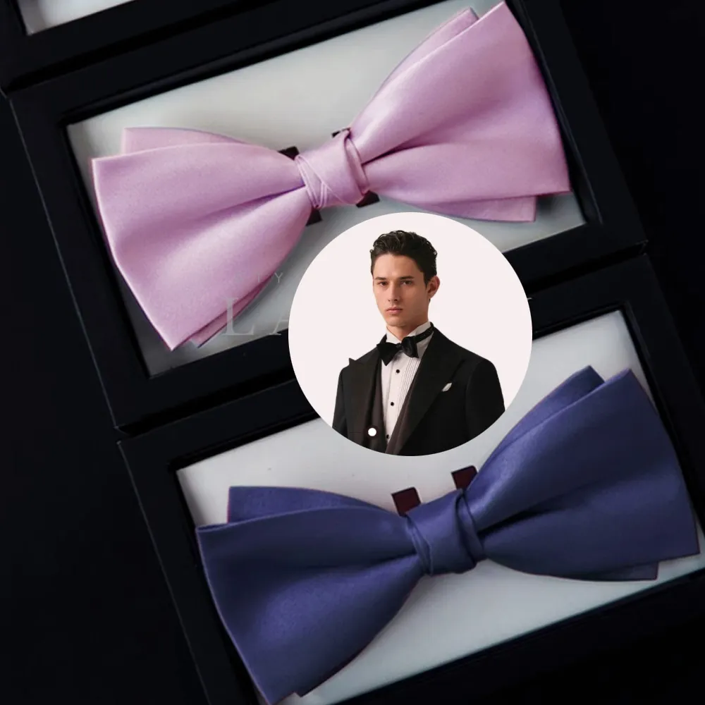 Laifuu.領結勒蝶新郎主持結婚男領結糾糾手工 歷史價格詳細信息