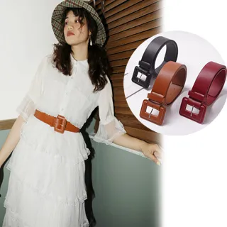 腰帶 女生皮帶 腰封 方形金屬腰封 氣質針釦 寬版腰帶 花貓咪 女生皮帶 腰帶 腰封 腰繩 腰鍊 歷史價格詳細信息