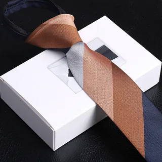 【拉福】領帶三橫領帶黑6cm領帶拉鍊領帶(兒童) 歷史價格詳細信息