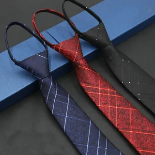 【Laifu拉福】領帶高質西棉領帶6cm領帶-拉鍊領帶 歷史價格詳細信息