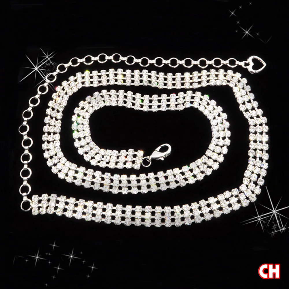 三排水鑽發箍 壓發頭箍 手工水鑽爪鏈造型頭飾婚禮髮飾 dz048 歷史價格詳細信息