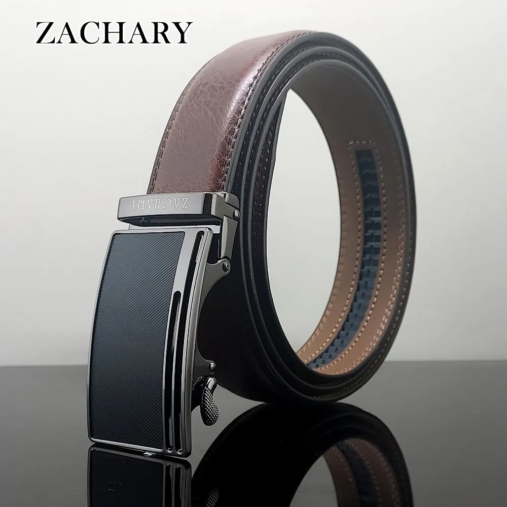 【ZACHARY】全牛皮時尚自動皮帶CY8910 歷史價格詳細信息