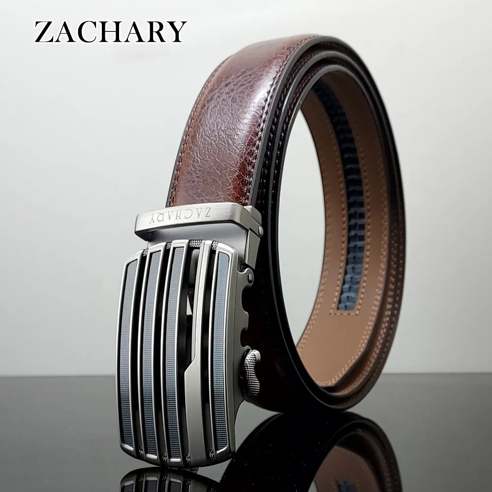 【ZACHARY】全牛皮時尚自動皮帶CY8910 歷史價格詳細信息