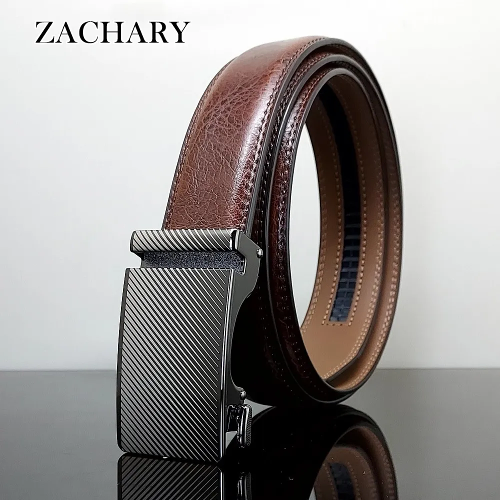 【ZACHARY】全牛皮時尚自動皮帶CY8910 歷史價格詳細信息