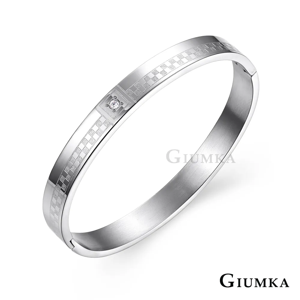 【GIUMKA】真愛誓約手環 銀色寬版 MB4011-1M 歷史價格詳細信息