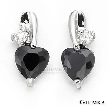 GIUMKA黑色耳環女耳扣針式極簡方框方格幾何韓風方形耳飾 精鍍正白K 單副價格MF07059 歷史價格詳細信息