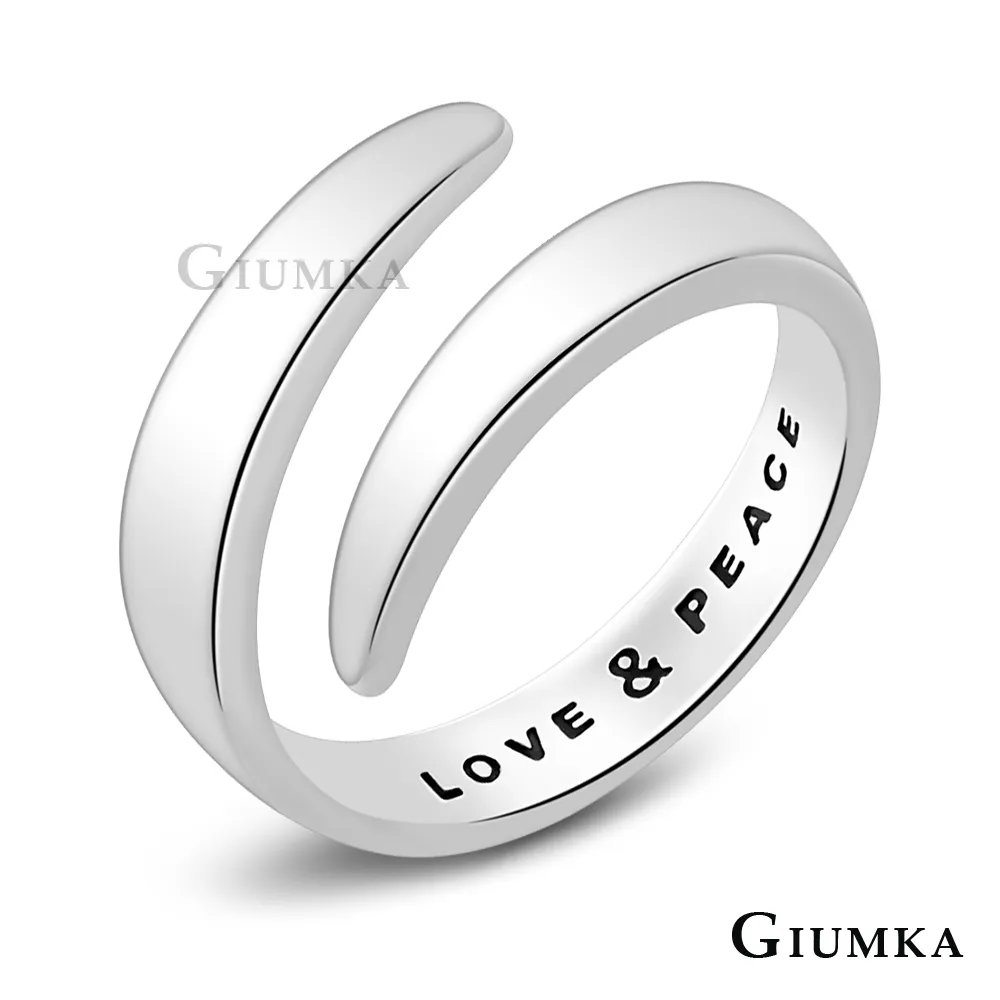 GIUMKA 愛與和平白鋼情侶戒指 黑色款 MR07001-1 歷史價格詳細信息