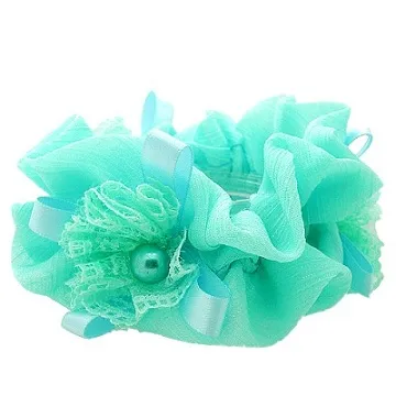【Charme】韓版熱賣 雪紡水玉點花朵手作髮圈 歷史價格詳細信息