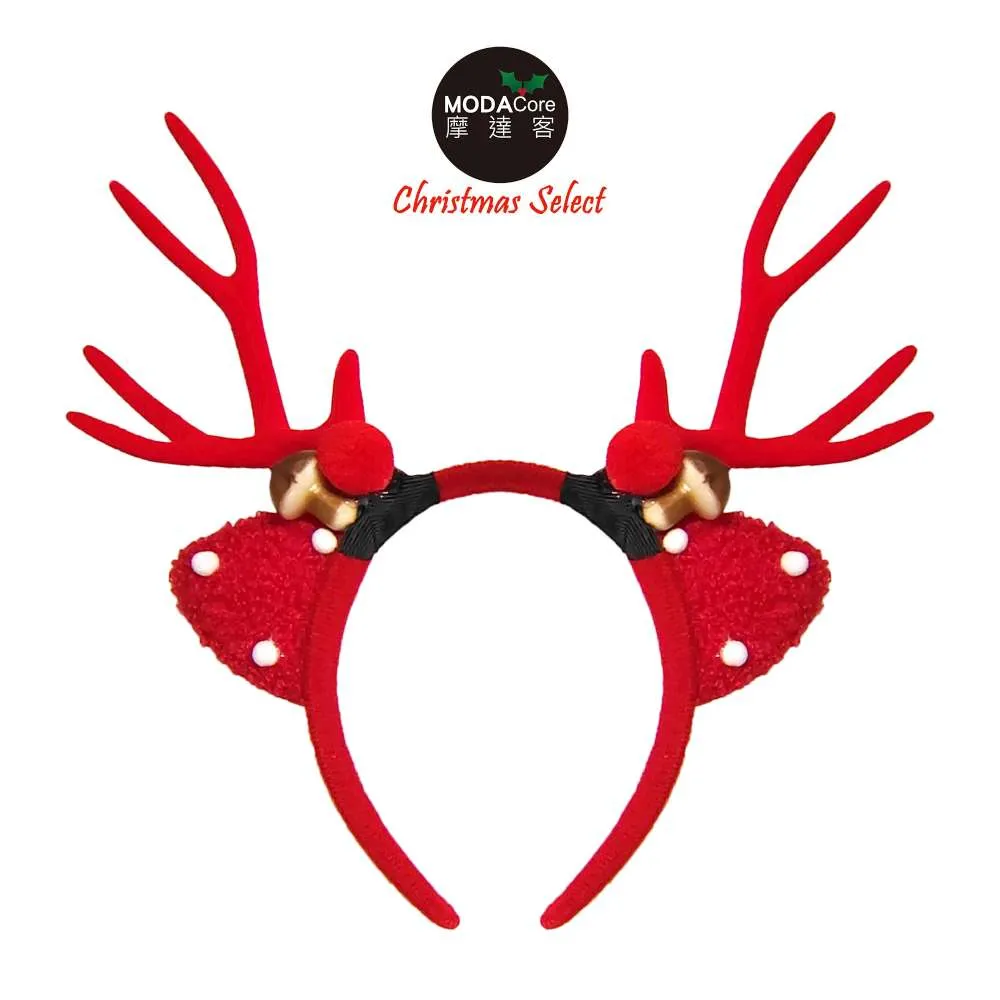 摩達客耶誕派對-紅金閃亮蝴蝶結派對聖誕髮箍 歷史價格詳細信息