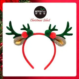 摩達客耶誕派對-雙小鹿角雙色球耳朵髮箍-紅色系 歷史價格詳細信息