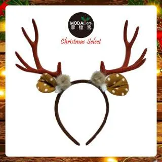 摩達客耶誕派對-咖啡色亮片鹿角聖誕髮箍 歷史價格詳細信息