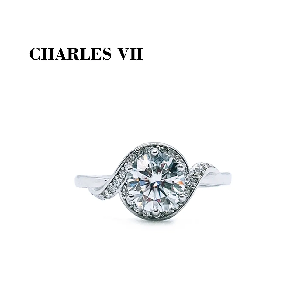 CHARLES VII 查爾七世 皇家訂製款一克拉女鑽戒/純銀戒台-清新甜美 歷史價格詳細信息
