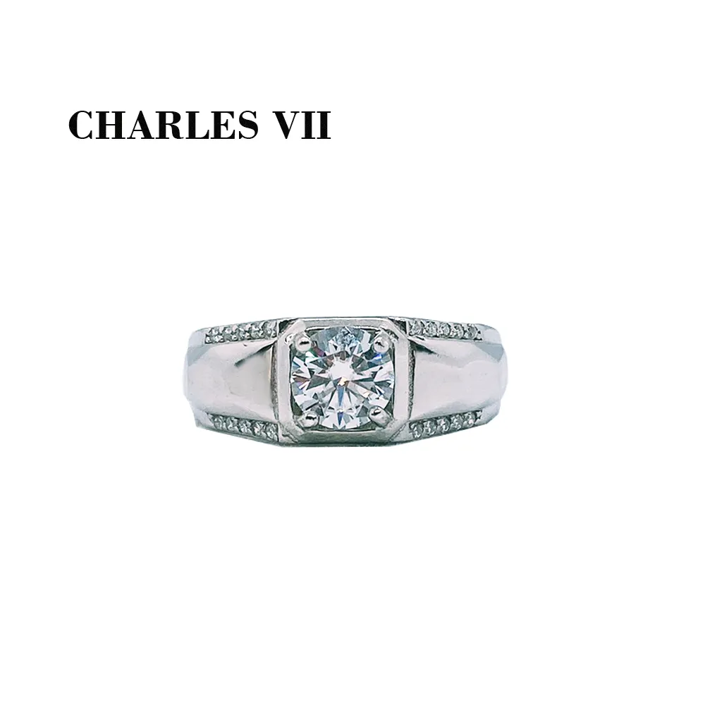 CHARLES VII 查爾七世 皇家訂製款一克拉女鑽戒/純銀戒台-清新甜美 歷史價格詳細信息