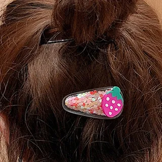 Charme 韓國流行 寶寶最愛閃亮亮流沙造型髮夾-西瓜 歷史價格詳細信息