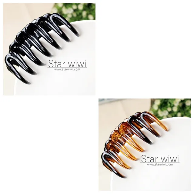 【Star wiwi】優雅造型大鯊魚夾《髮飾 • 髮夾》《2入組》《黑色 / 咖啡色款》 歷史價格詳細信息