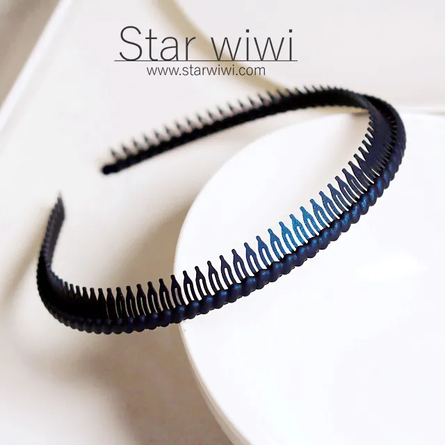 【Star wiwi】時尚風采齒梳髮箍《髮飾 • 髮箍》《2入組》《霧藍色》 歷史價格詳細信息